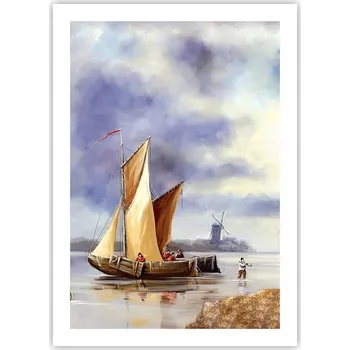 Obraz Plakát bez rámu do obýváku ložnice 50x70 krajina moderní módní obraz