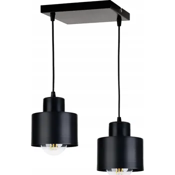 Závěsné stropní svítidlo lustr KUFR ČERNÝ