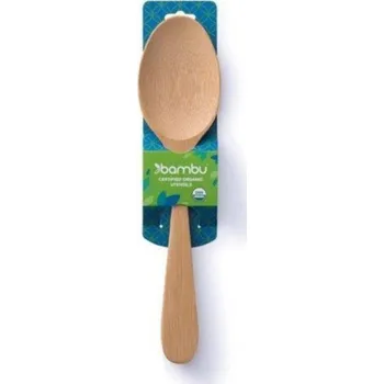 Příbor Servírovací lžíce 25 cm Bambu Bambusová servírovací lžíce