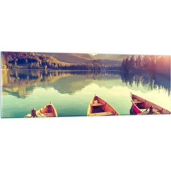 Obraz Obraz na skle do obýváku ložnice 90x30 krajina obrazy na zeď sklo