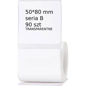 Speciální papír NIIMBOT Průhledné štítky pro B21 B3S, 50*80mm