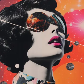 Plakát Plakát Galaktická Vize bez rámu 100 x 100 cm