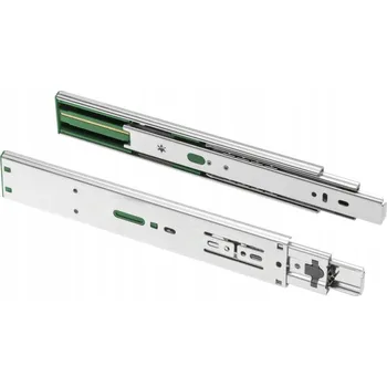 Kuličková pojezdová lišta GTV Versalite Plus+ s tlumením dovírání plný výsuv L300 40 kg