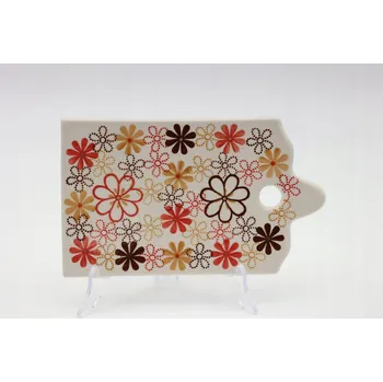 Kuchyňské prkénko Keramické prkénko na krájení obdélníkové malé Ceramika Bolesławiec