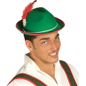 Karnevalový doplněk Guirca - Pánský tyrolský klobouk -