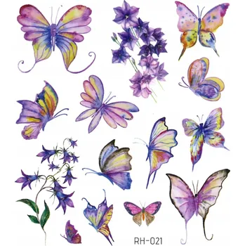 Odstranitelné tetování Smyvatelné tetování pro děti MOTÝLI RH021