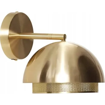 Nástěnné svítidlo Nástěnná lampa Mesh, zlatá, Hübsch stříbrná