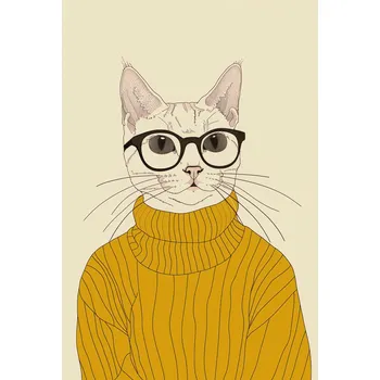 Plakát Plakát 61x90,5 cm Intelektuál