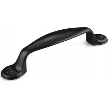 Nábytkové kování NÁBYTKOVÁ ÚCHYTKA RETRO STYL UM-132 D-96 P2 ČERNÁ MATNÁ