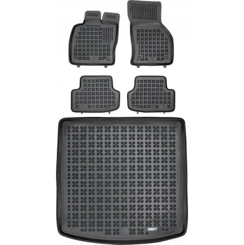 autokoberec Seat Leon III ST 2014-20 sada koberců a rohože do kufru