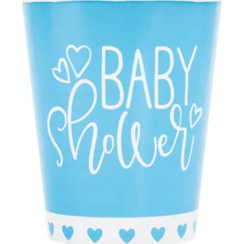 Party nádobí Kelímky Unique Baby Shower 270 ml 8 kusů