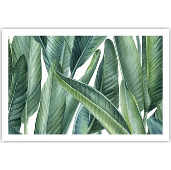 Obraz Obraz plakát do obýváku ložnice 91x61 listy foto na zeď bez rámu