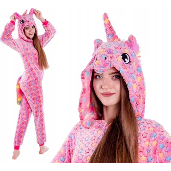Chlapecké oblečení Dětské pyžamo JEDNOROŽEC Hvězdičky Kigurumi Kostým Onesie 140 cm