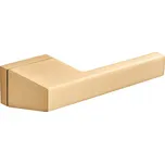 Klika Silana, obdélníková rozeta, zlatá kartáčovaná Kuchinox