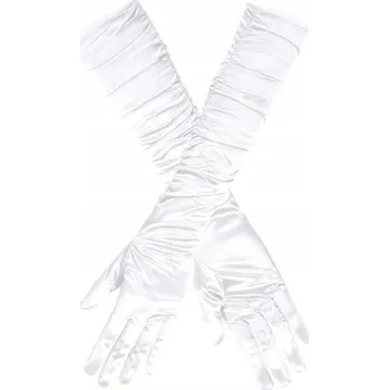 Rukavice Boland bílé pětprsté rukavice ve stylu 20., 30. a 40. let