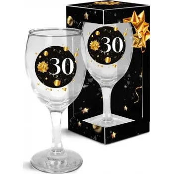 Sklenice Sklenice na víno K 30. NAROZENINÁM 220 ml