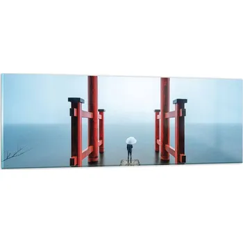 Obraz Obraz na skle do obýváku ložnice 90x30 Asie foto obrazy na zeď sklo