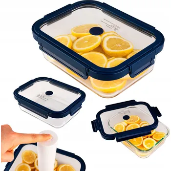 Dóza na potraviny Skleněná vakuová dóza SuperButelki 1500 ml čirá