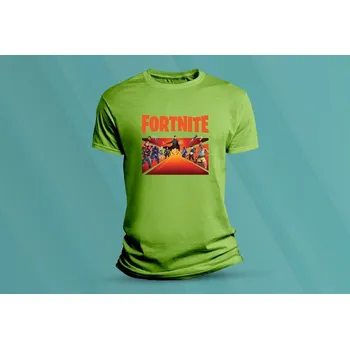 Chlapecké tričko Dětské bavlněné tričko Fortnite 1 Lime velikost L