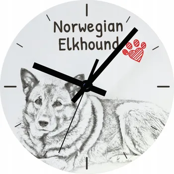 Hodiny Nástěnné hodiny Art-Dog bílé 20 cm