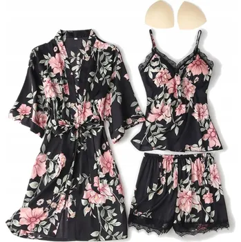 Dámské pyžamo SNM dámské pyžamo polyester vícebarevné, univerzální velikost