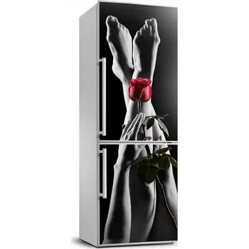 Fototapeta Fototapeta na ledničku - Růže a stopy