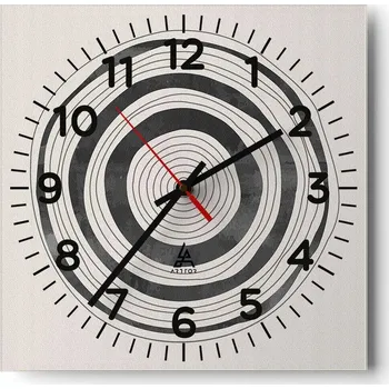 Hodiny Nástěnné hodiny do obýváku 40x40 Kola Tichý chod Skleněné hodiny Stylové