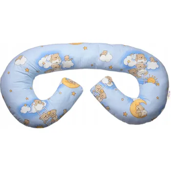 Kojící polštář Polštář multifunkční Baby Nellys silikonová kulička (vlákno)