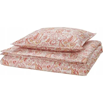 Povlečení IKEA povlak na přikrývku a polštář RODGERSIA růžová/bílá 150x200/50x60 cm