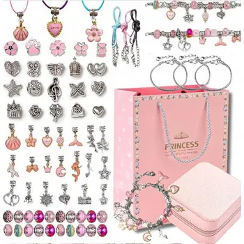 Dětské navlékací korálky Sada na výrobu šperků Kruzzel 22893