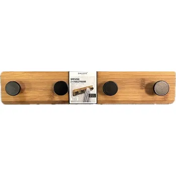 Věšák Věšák se 4 háčky Smukee, bez vrtání