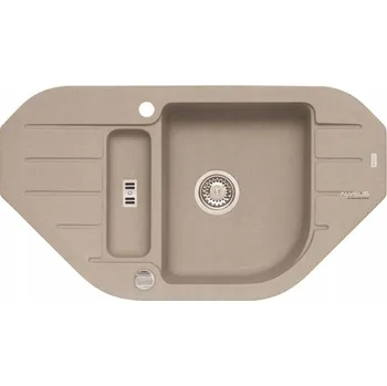 Granitový dřez Dřez jednopůlkový Alveus NIAGARA granitový béžový