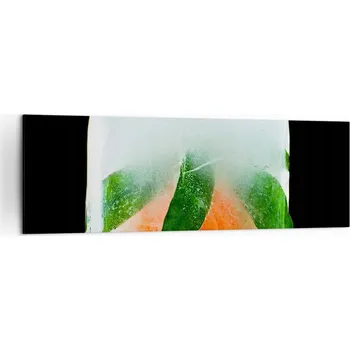 Obraz Velký obraz do obýváku 160x50 kostky ledu moderní na plátně