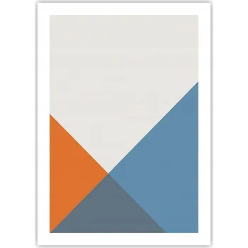 Obraz Plakát bez rámu do obýváku ložnice 50x70 abstrakce moderní módní obraz