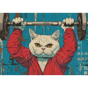 Plakát Plakát Mistr Závaží bez rámu 42 x 29,7 cm