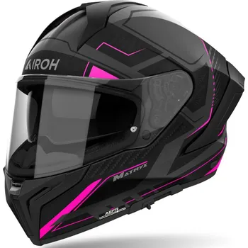 Motodoplněk Integrální helma na motorku Airoh MATRYX Rocket matná růžová