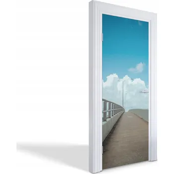 Fototapeta Ozdobná dekorativní fólie na dveře, nábytek, skříň - Most v oblacích 75x205 cm