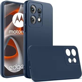 Pouzdro na mobilní telefon Zadní Kryt KrainaGSM pro Motorola Edge 50 Pro modrý