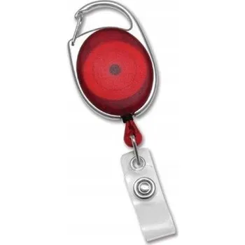 Přívěsek Na Klíče JoJo s karabinou, vinylový pásek, červená