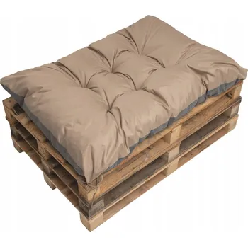 Polštář Paletový Polštář 120x60, Zahradní Polštář , Béžový podlahový Polštář