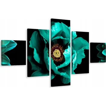 Obraz Obraz Polyptych KVĚT Příroda Dekorace 3D Efekt 150x90