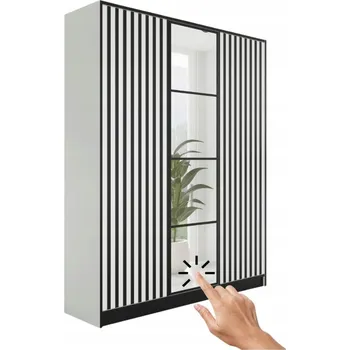 Šatní skříň Skříň Kier Furniture 156,4 x 205 x 39 cm bílá