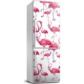 Fototapeta Samolepka na ledničku, fólie na ledničku, Plameňáci 70x190