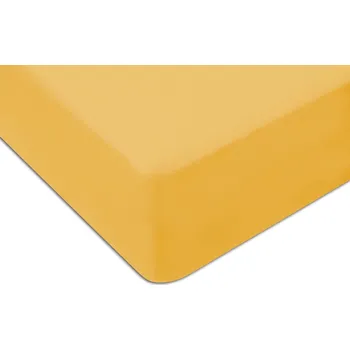 Prostěradlo Prostěradlo Jersey 120x200 s gumou žluté