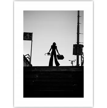 Obraz Obraz plakát do obýváku nebo ložnice 30x40 cm – město, plakáty na zeď bez rámu