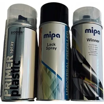 Barva ve spreji VW LC7Z SADA ZÁKLADNÍ NÁTĚR NA PLAST, BÁZE, LAK MIPA 1200 ML