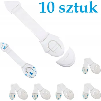 Obraz Zabezpečení do skříněk Milababy bílé, 10 kusů