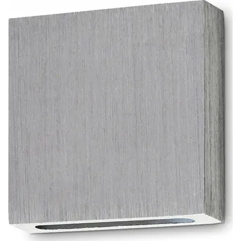 Nástěnné svítidlo Nástěnné svítidlo Kwazar Luminaire šedé s integrovaným LED zdrojem 1 W