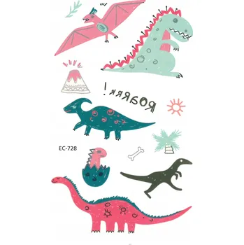 Odstranitelné tetování Smyvatelné tetování pro děti DINOSAUŘI EC728