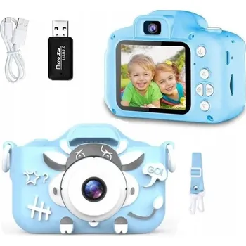 Digitální kompakt DĚTSKÝ DIGITÁLNÍ FOTOAPARÁT 40MP FHD 1080p selfie PL